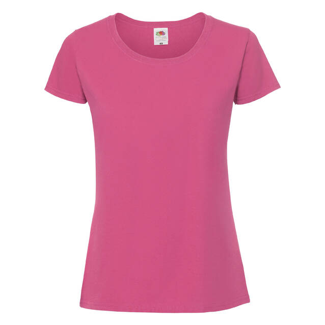 Pink Iconic 195 Ringspun Premium Premium Fruit of the Loom