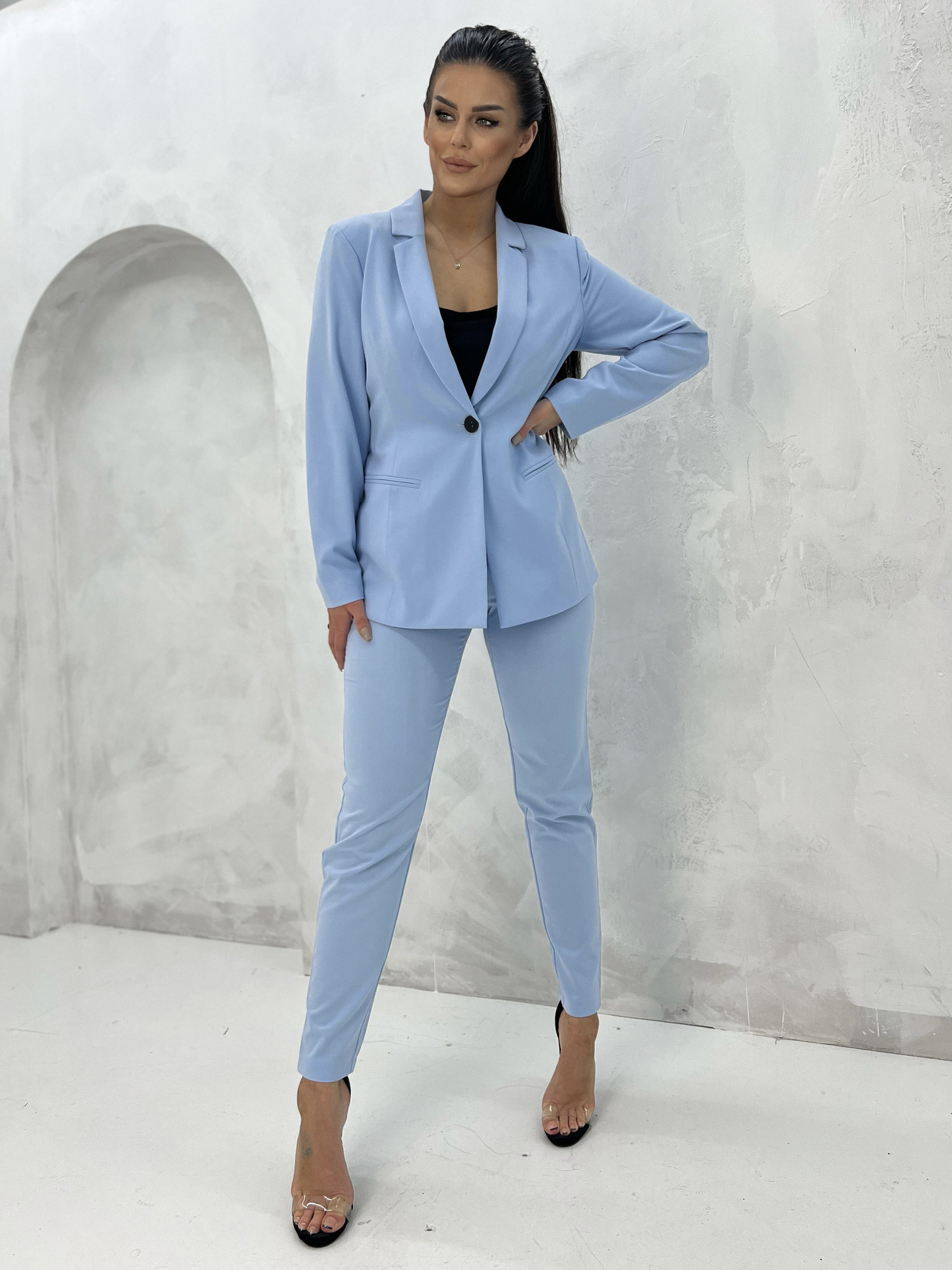 Cyan pants Lalous cxp1101.blue