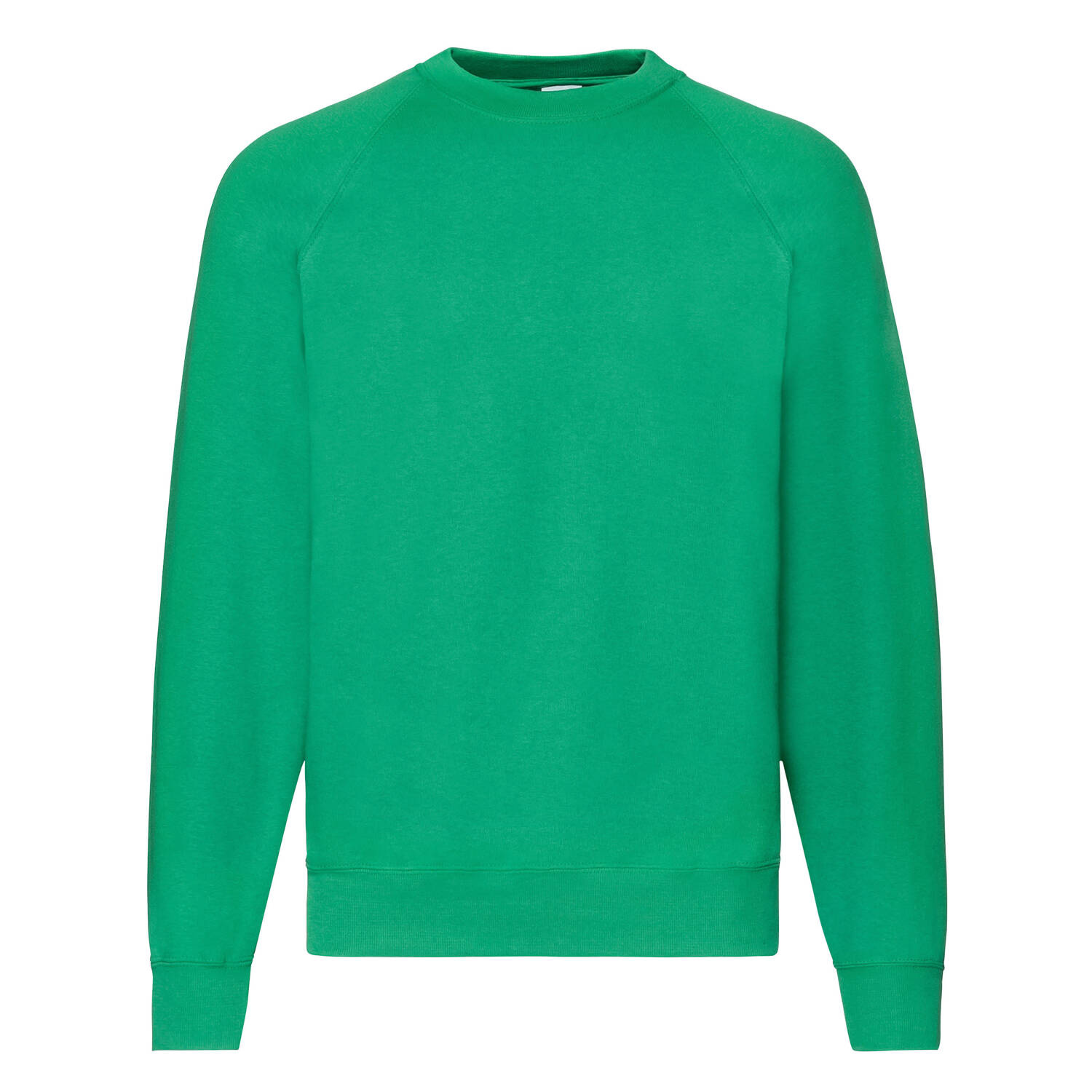 Zielona bluza męska Raglan Sweat Fruit of the Loom