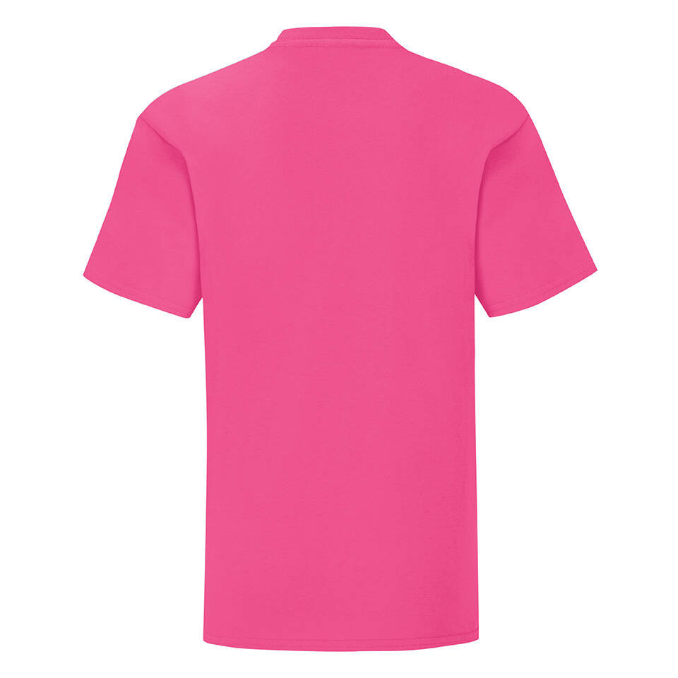Pink children's t-shirt in combed cotton Fruit of the Loom