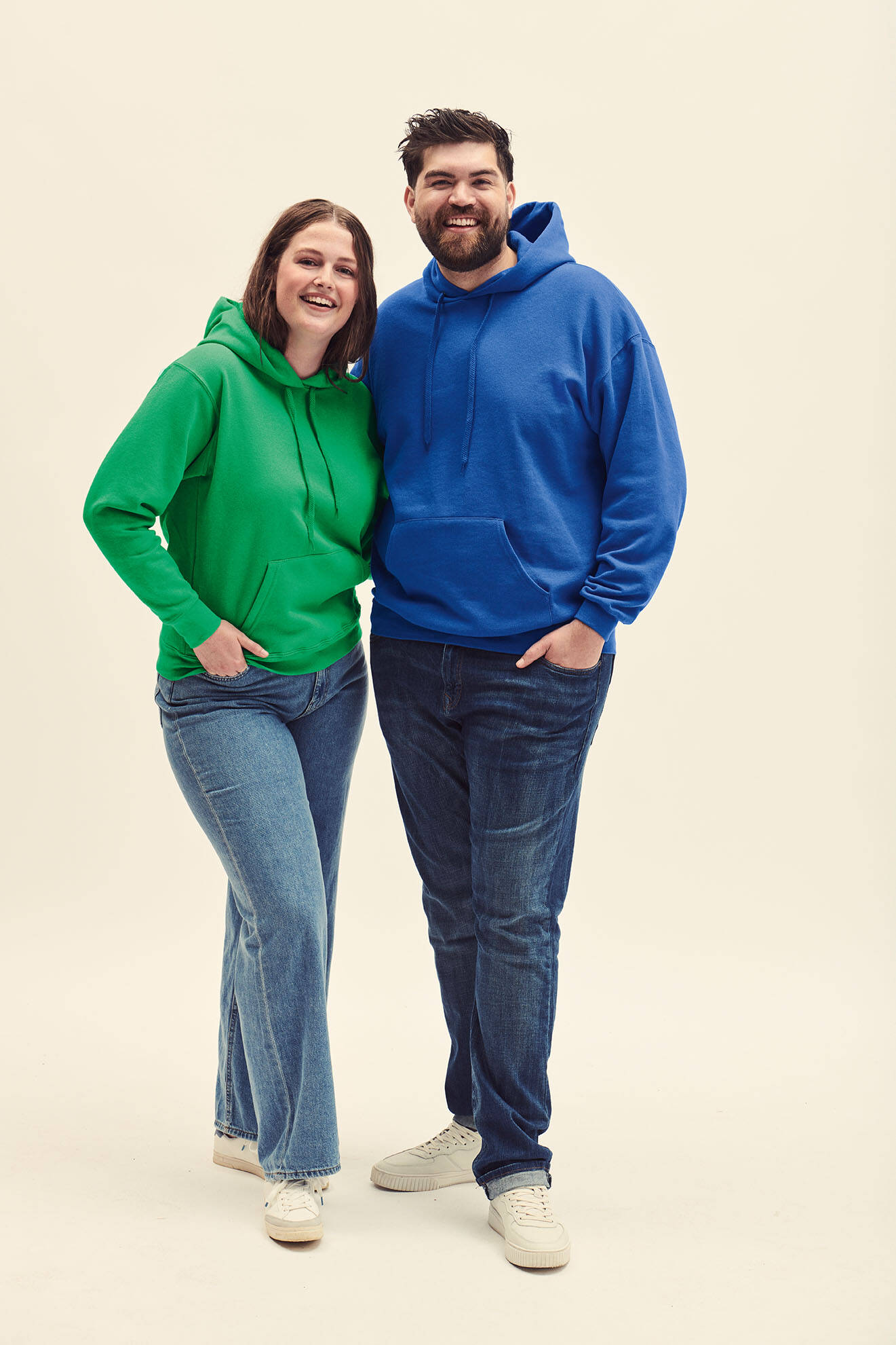 Zielona bluza z kapturem Hooded Sweat Fruit of the Loom