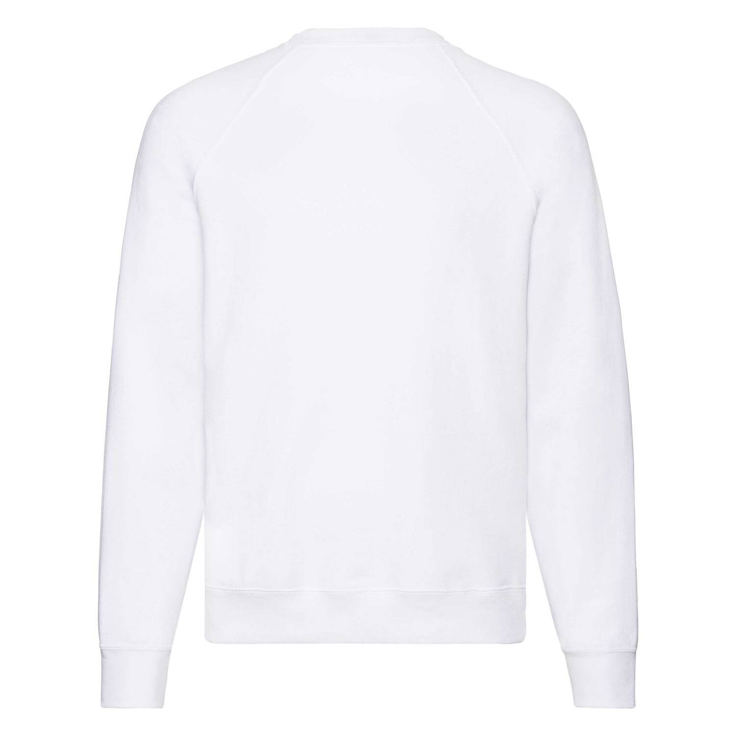 Biała bluza męska Raglan Sweat Fruit of the Loom