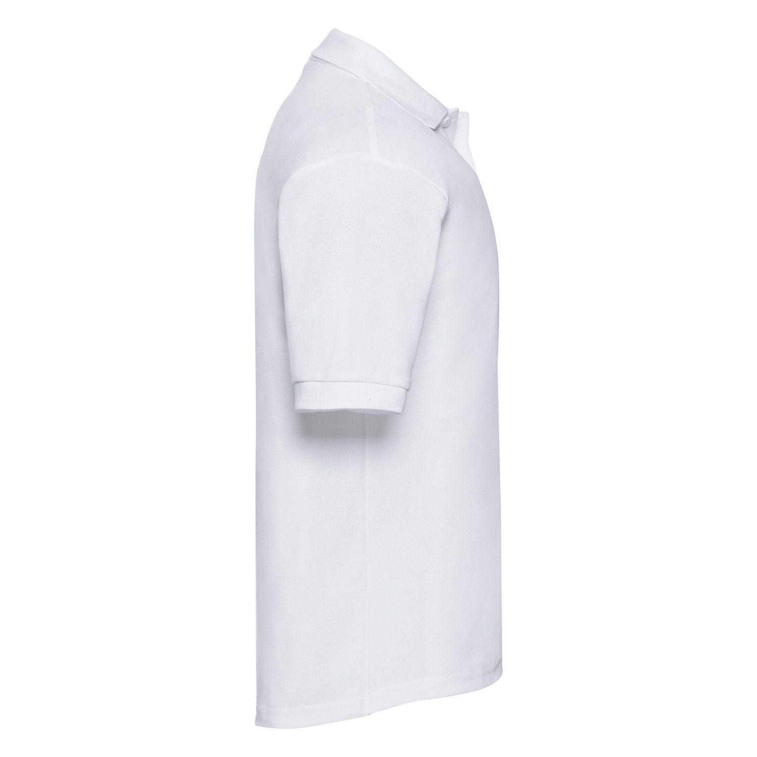 Men's White Polycotton Polo Shirt Russell