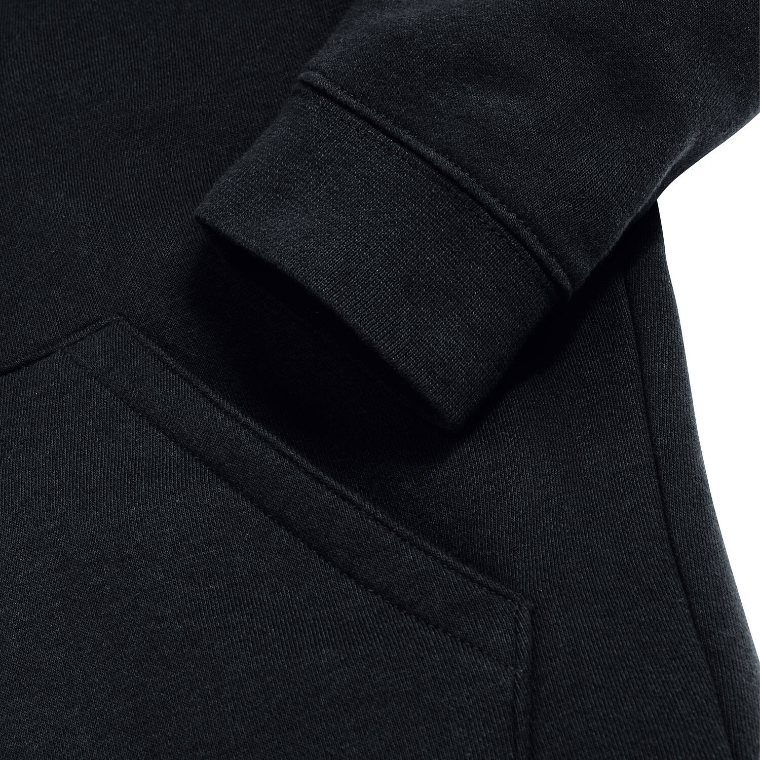 Black children&#039;s hoodie Authentic Russell