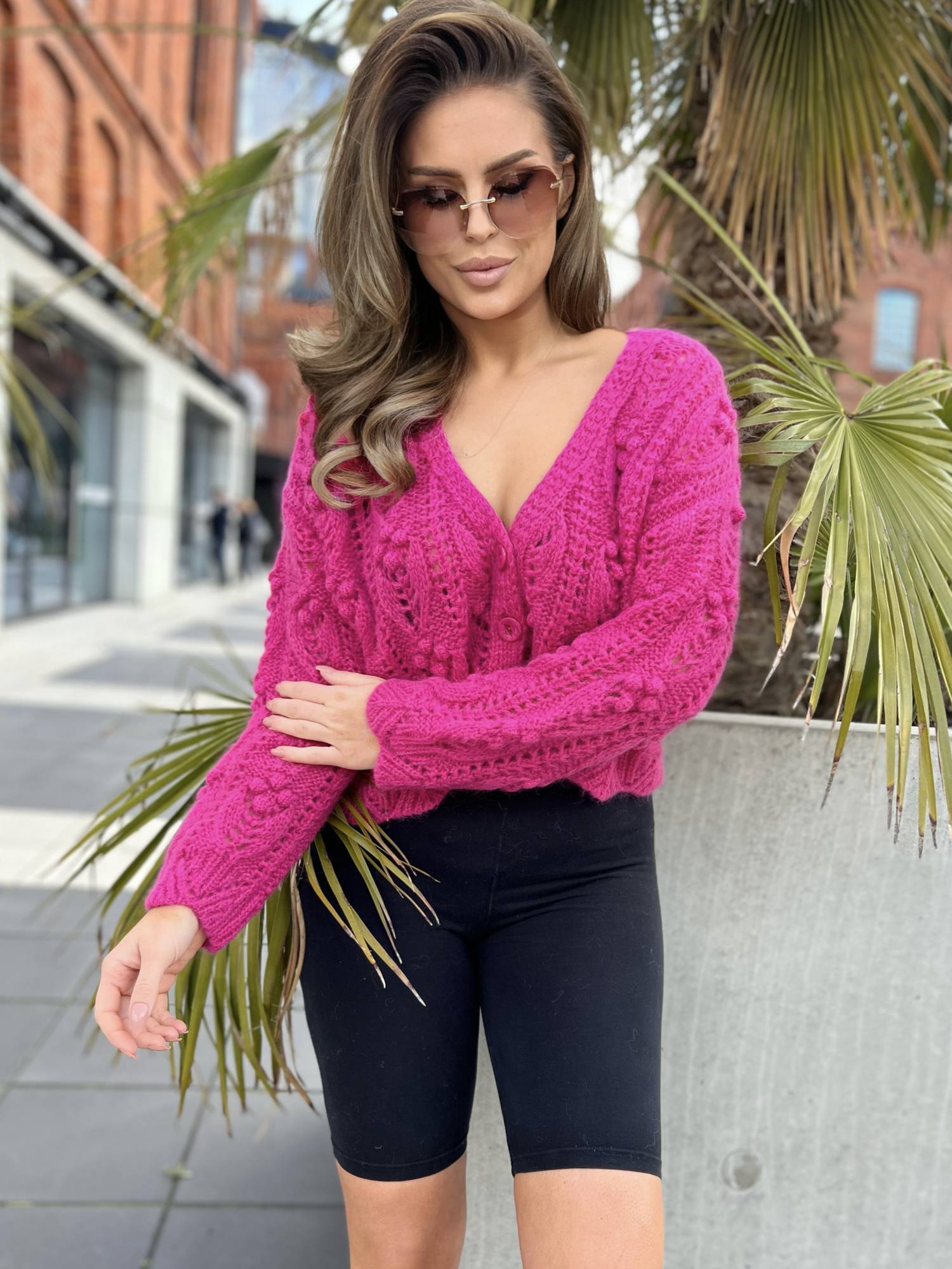 Sweater amaranth By o la la cxp1274.amaranth