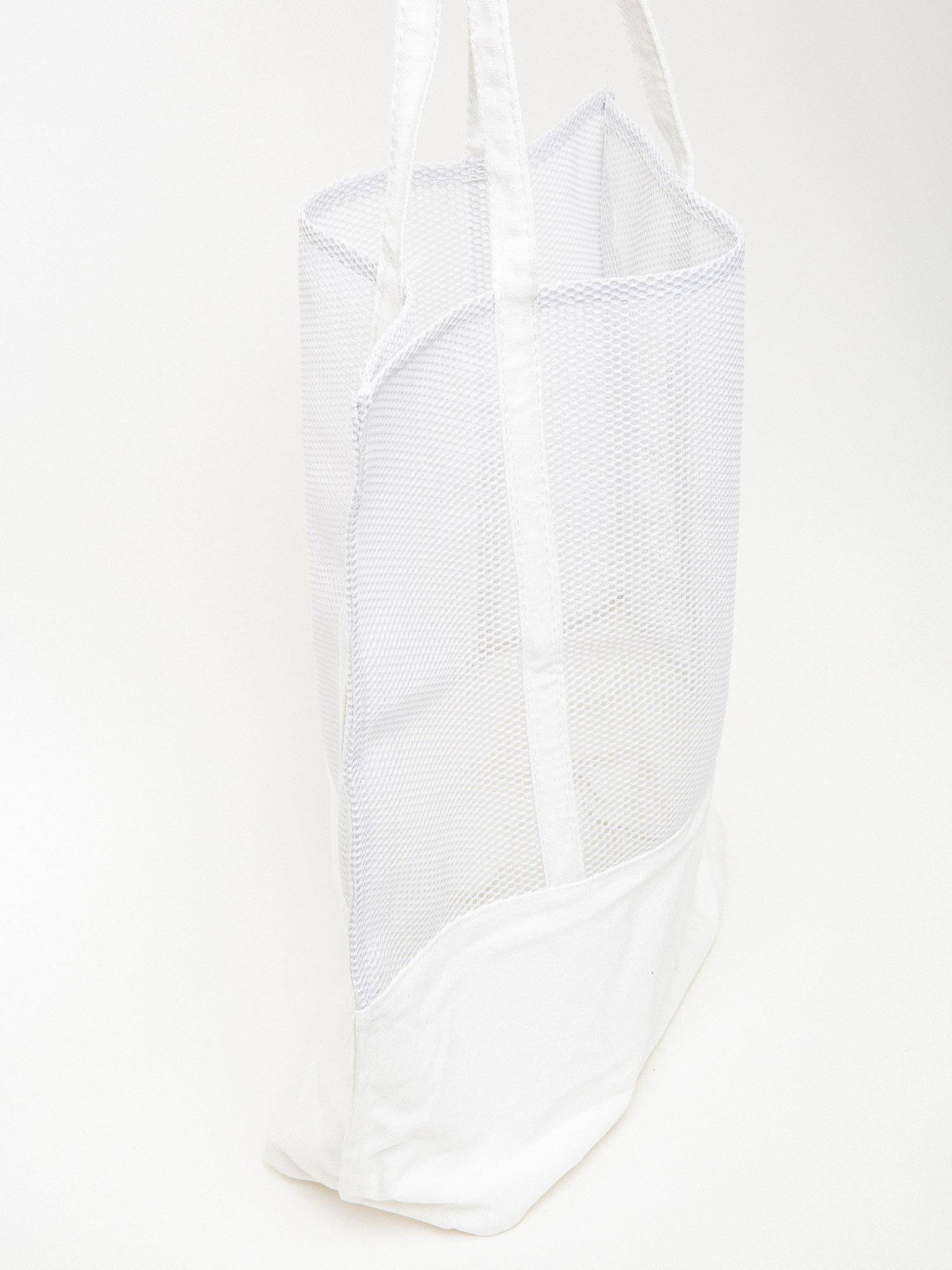 Openwork bag white