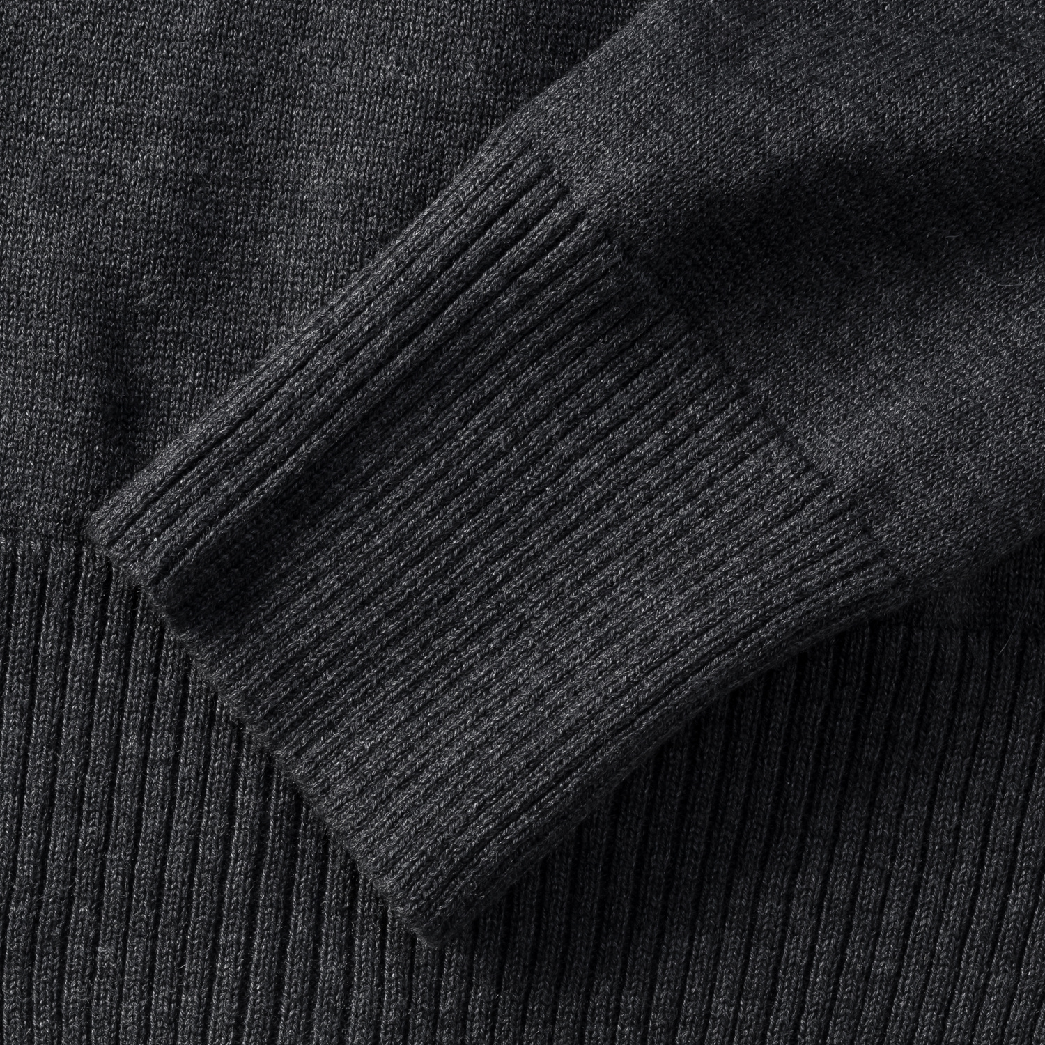 Anthracite women's pointed cardigan Russell