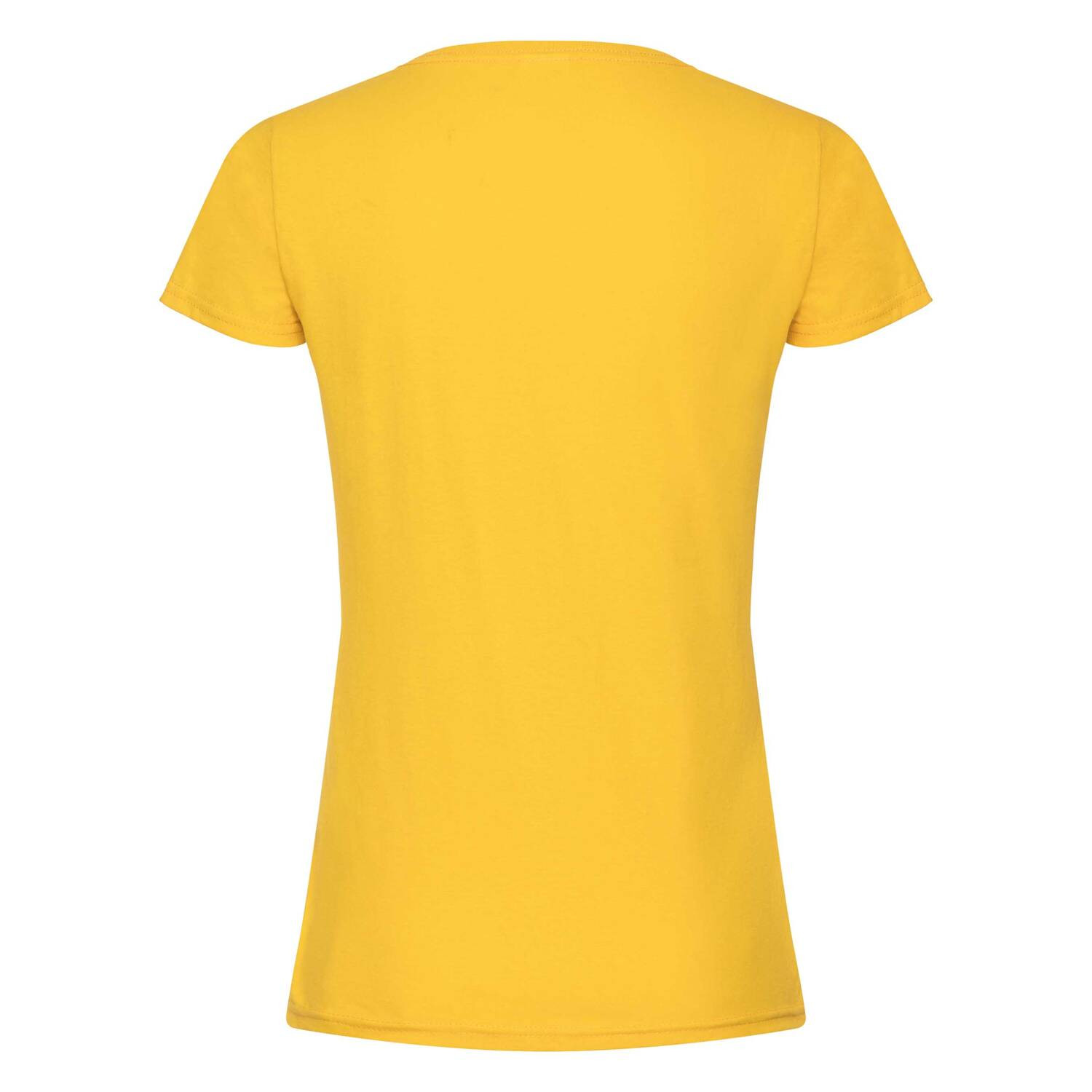 Yellow Women's T-shirt Lady fit Original Fruit of the Loom