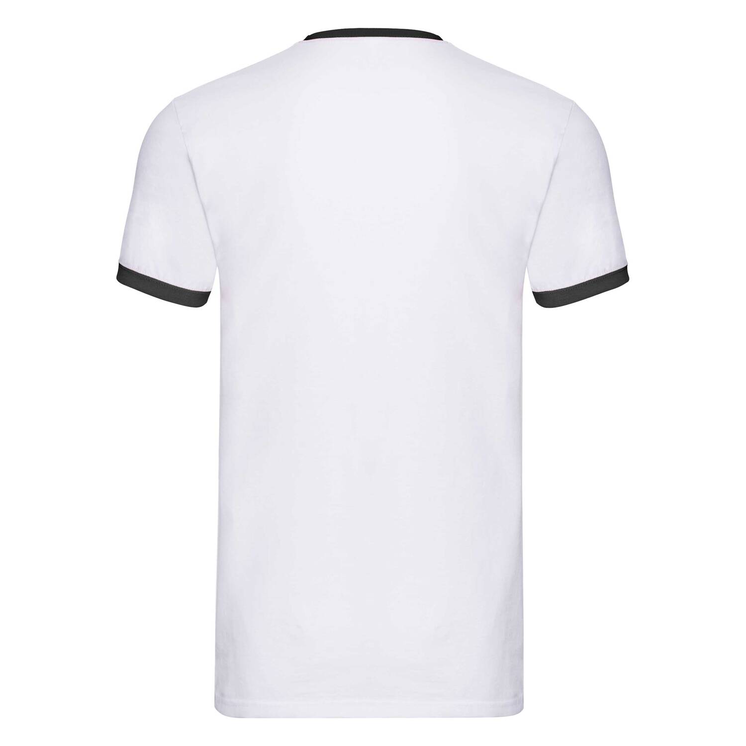 White T-shirt Ringer Fruit of the Loom