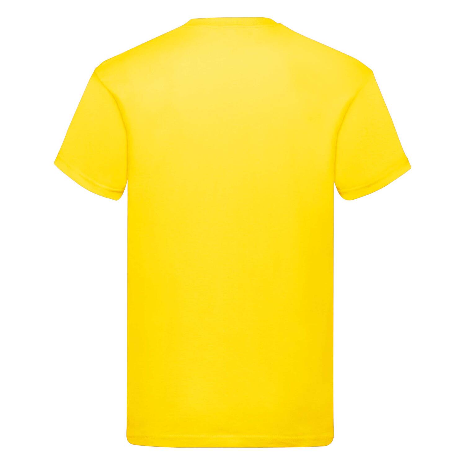 Original Fruit of the Loom Men's Yellow T-Shirt