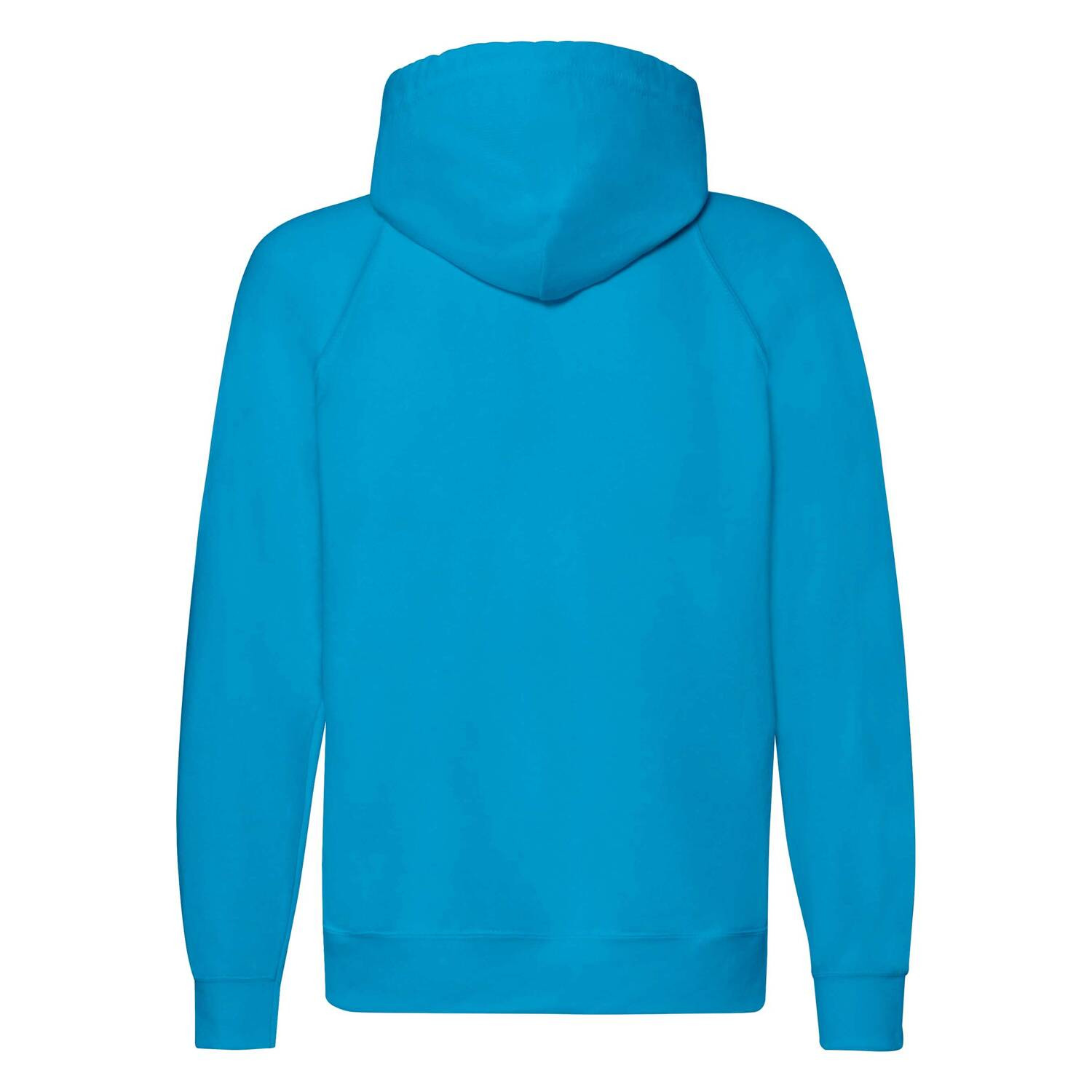 Blue Men's Hoodie Lightweight Zip Thru Hooded Sweat Fruit of the Loom