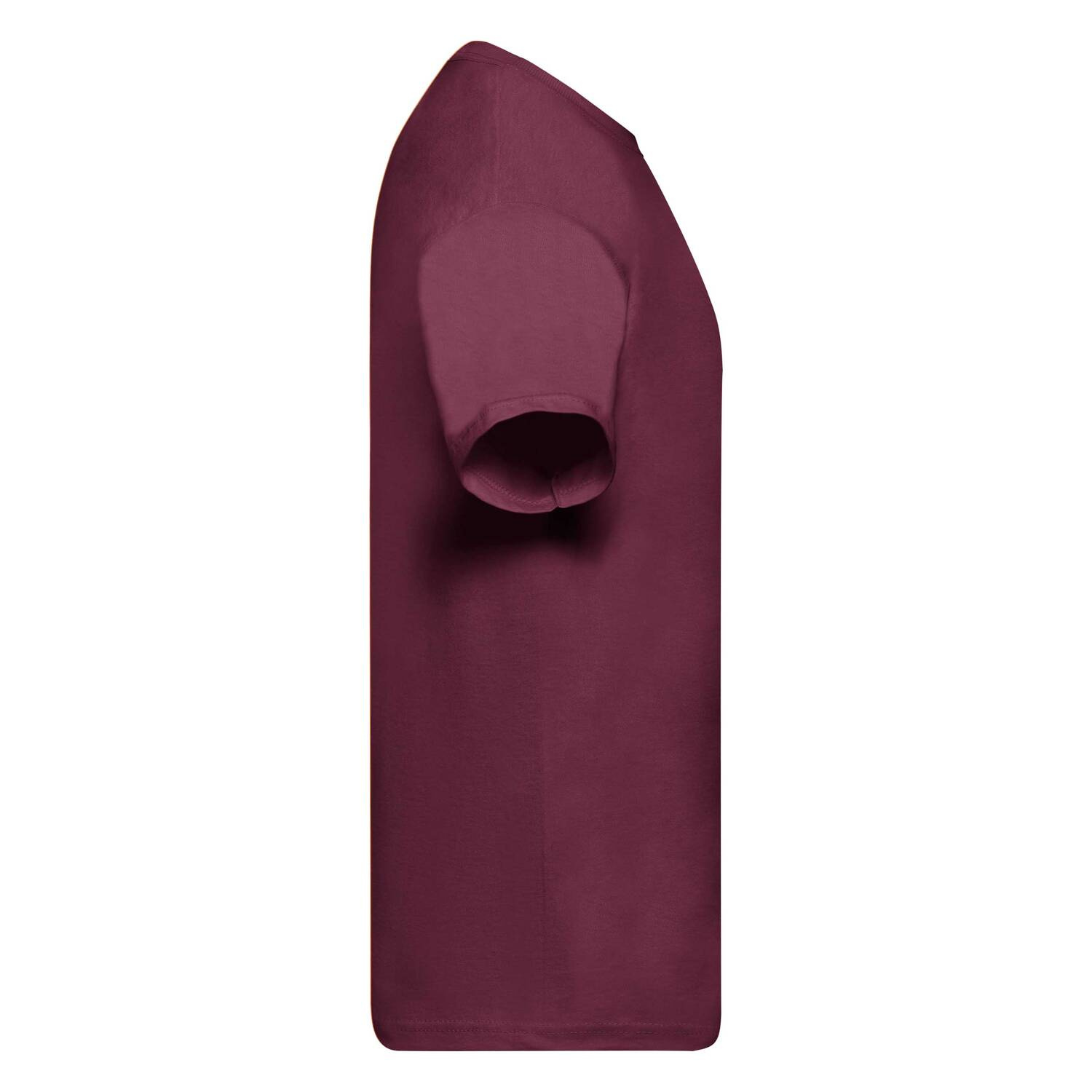 Burgundy Men's T-shirt Original Fruit of the Loom