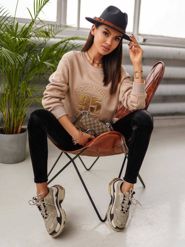 Sweatshirt beige Cocomore cmgBZ709a.R40