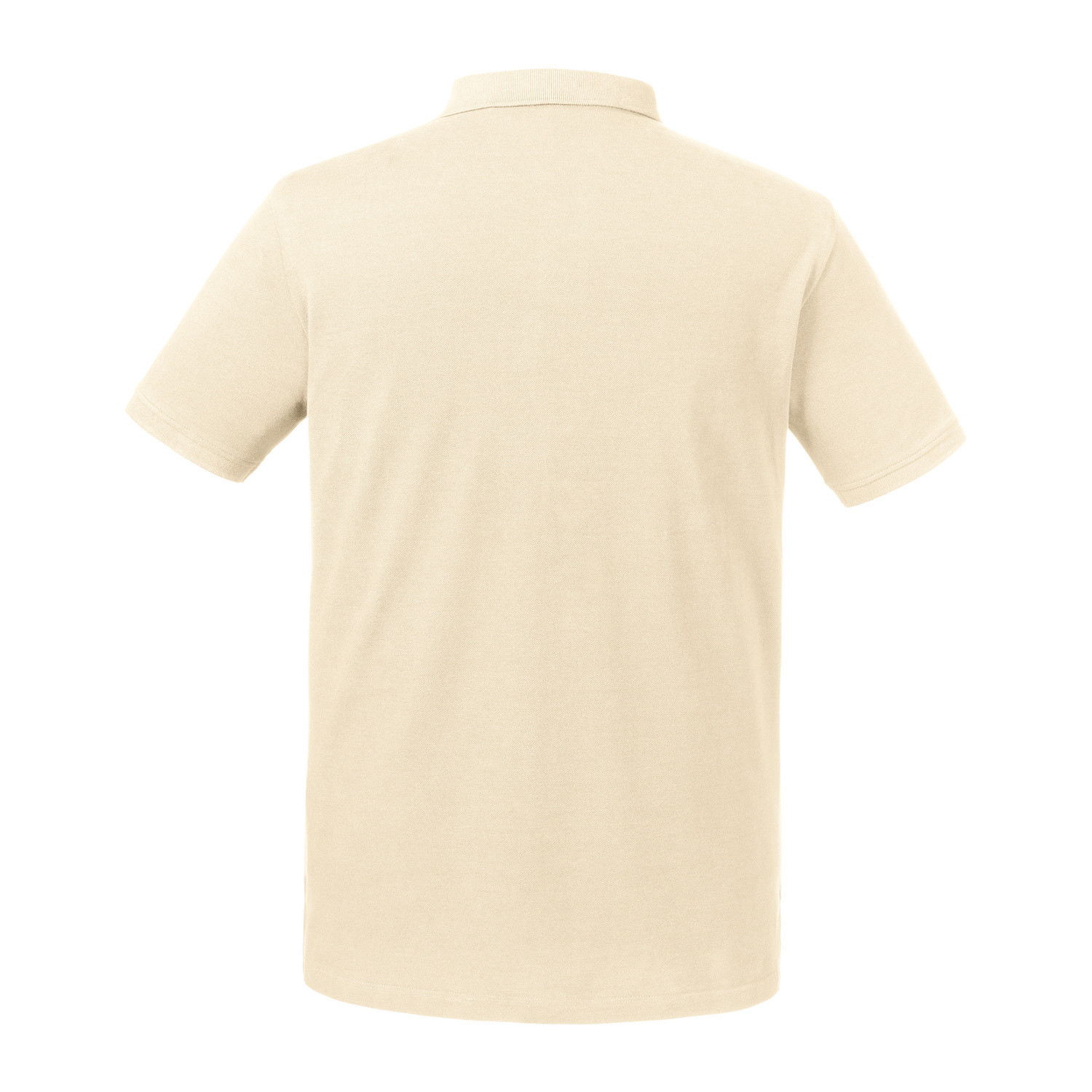 Beige Men's Polo Shirt Pure Organic Russell