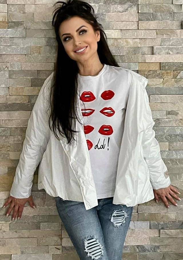 Blouse white By o la la axp0527. R01
