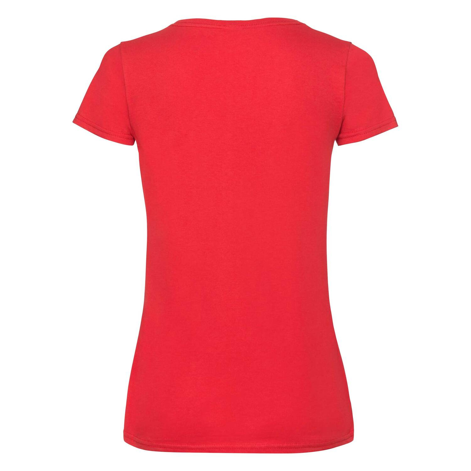 Red v-neck Valueweight Fruit of the Loom