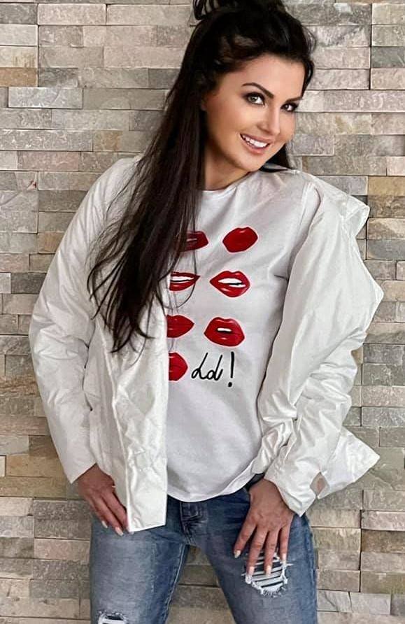 Blouse white By o la la axp0527. R01
