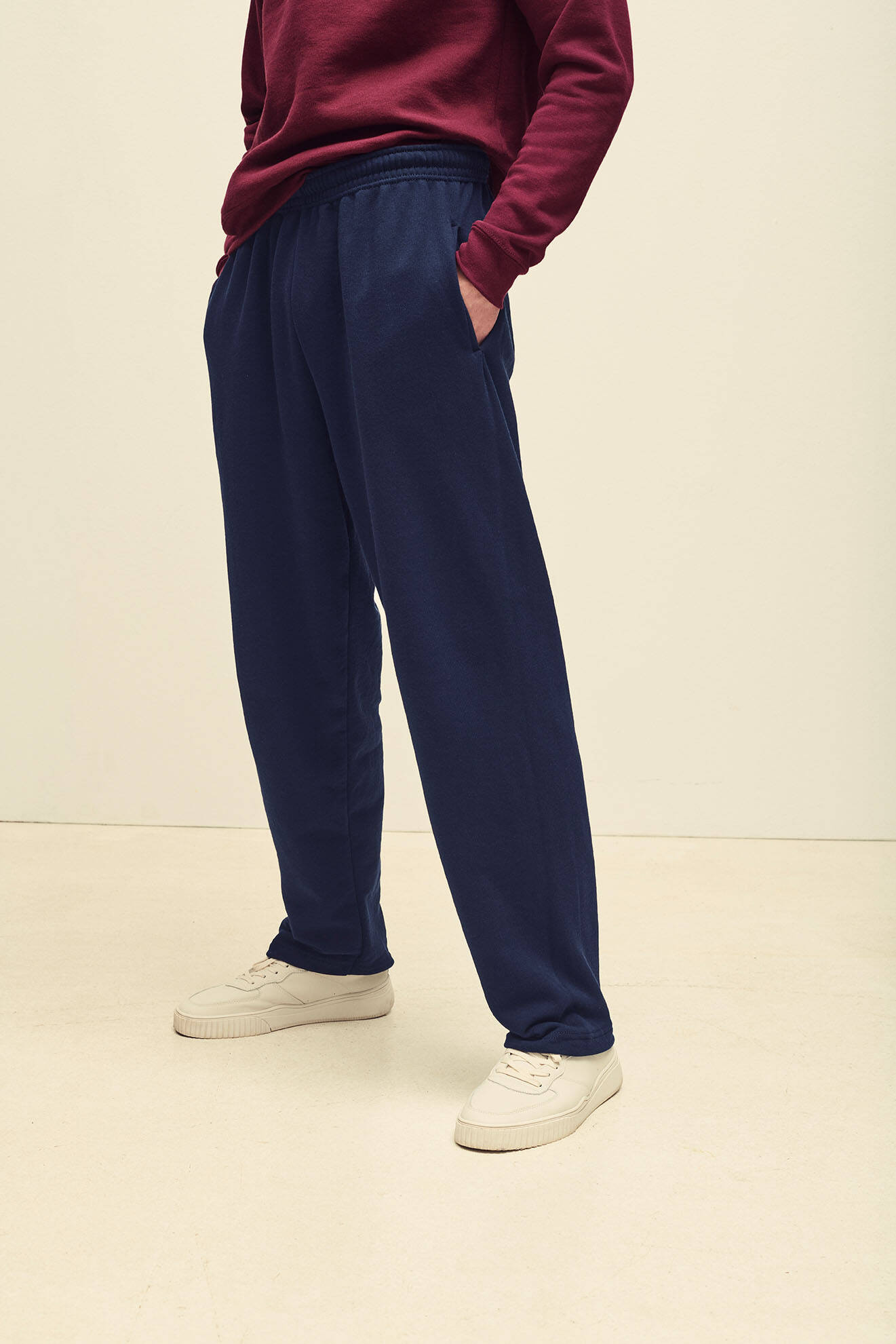 Men's pants open hem jog 640320 80/20 280g