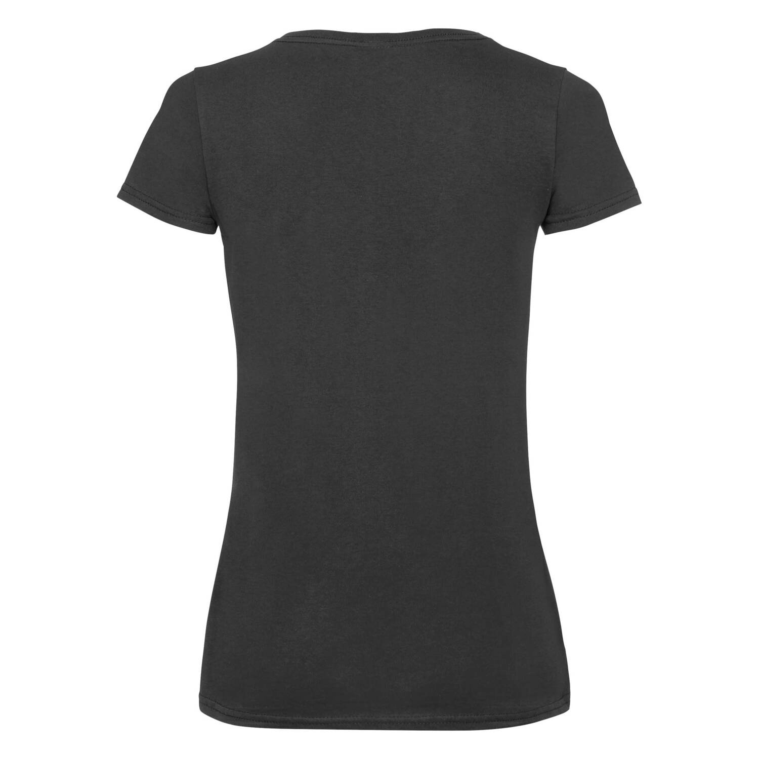 Black women's v-neck Valueweight Fruit of the Loom