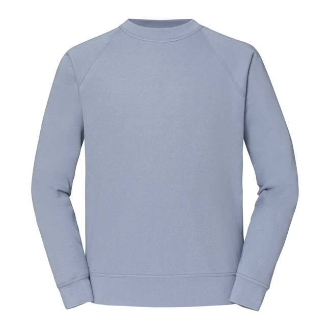 Błękitna bluza męska Raglan Sweat Fruit of the Loom