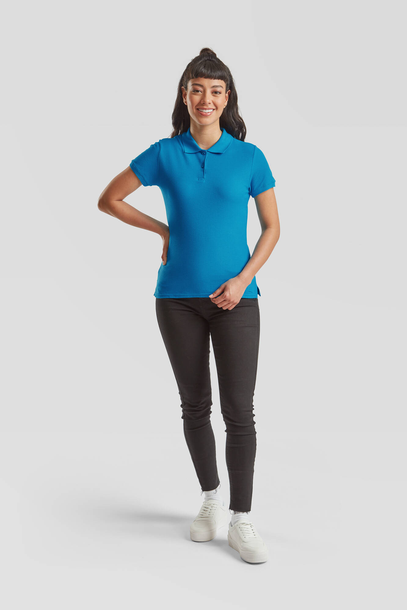 Blue Polo Fruit of the Loom