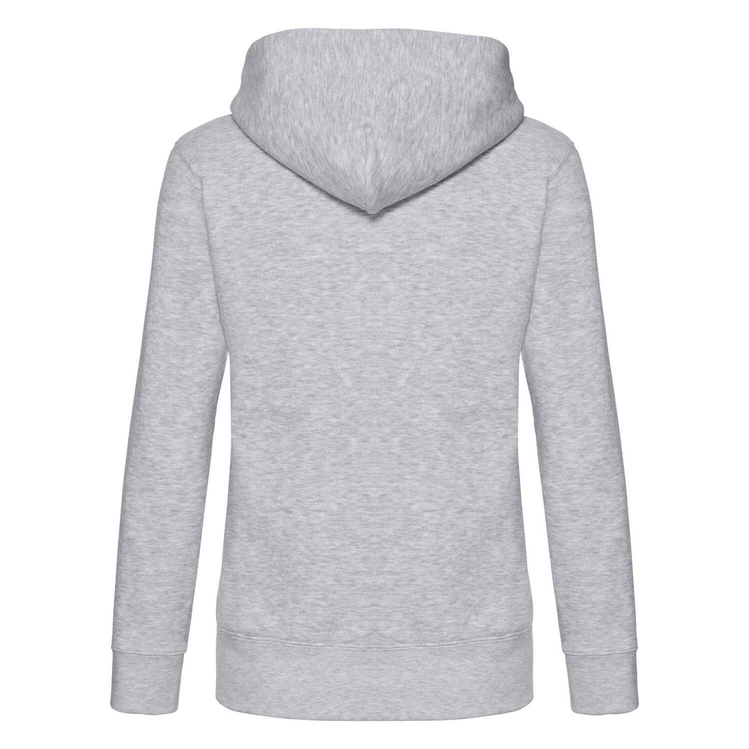 Gray hoodie zipped Fruit Of The Loom