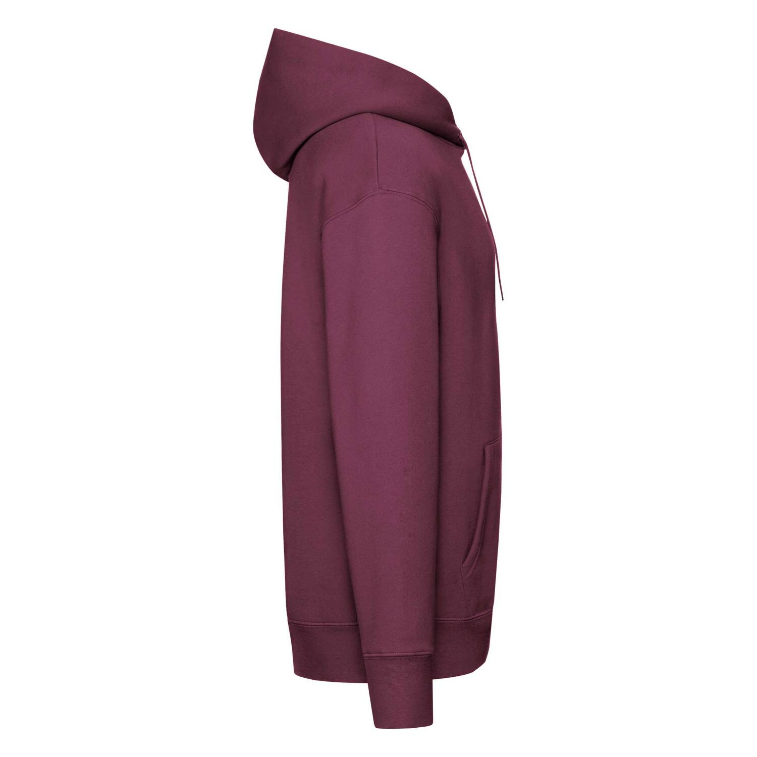 Burgundy Men's Hooded Sweat Fruit of the Loom