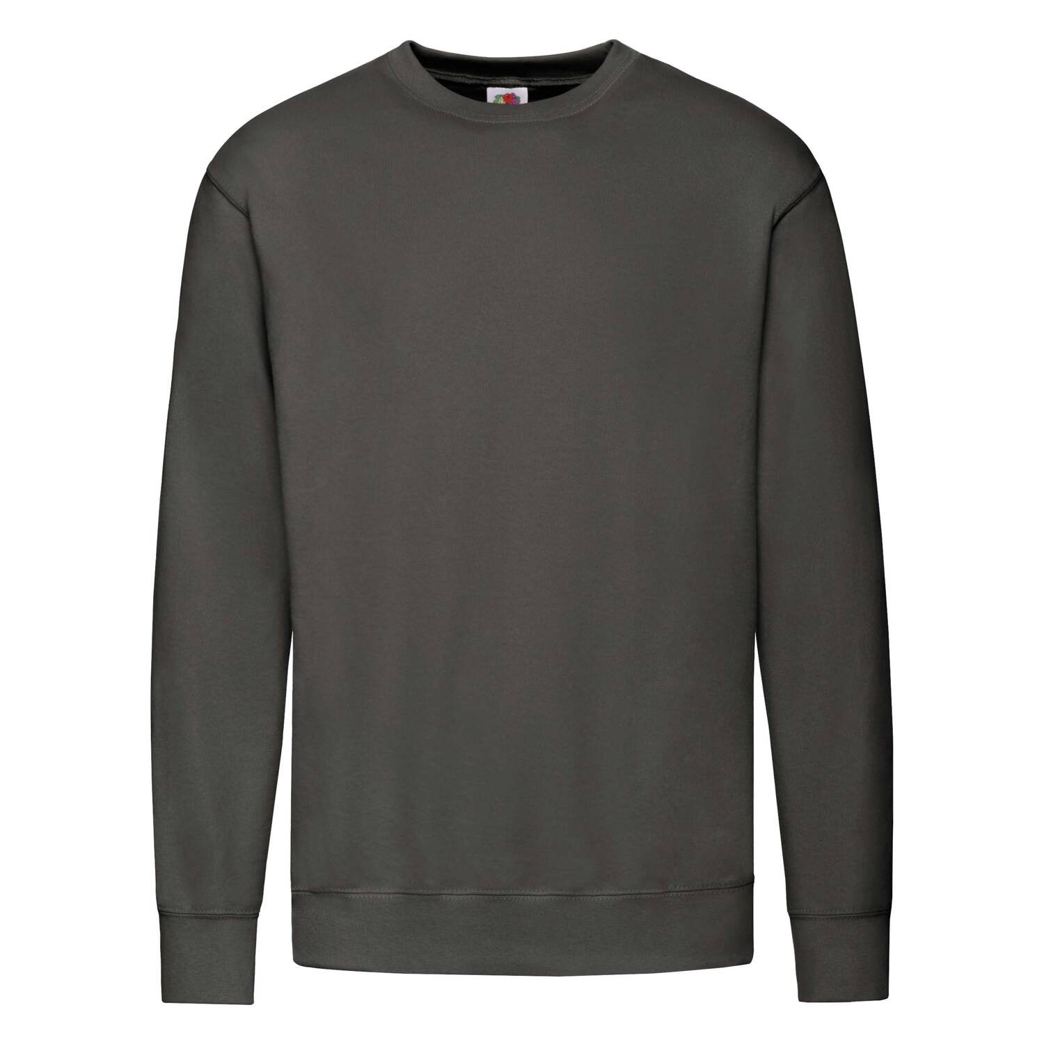 Graphite Men&#039;s Sweatshirt Lightweight Set-in-Sweat Sweat Fruit of the Loom