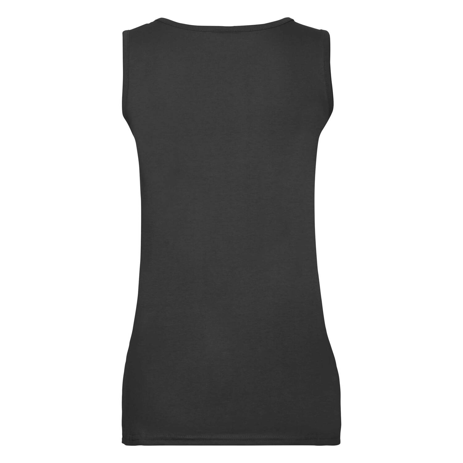 Czarna koszulka damska Valueweight Vest Fruit of the Loom