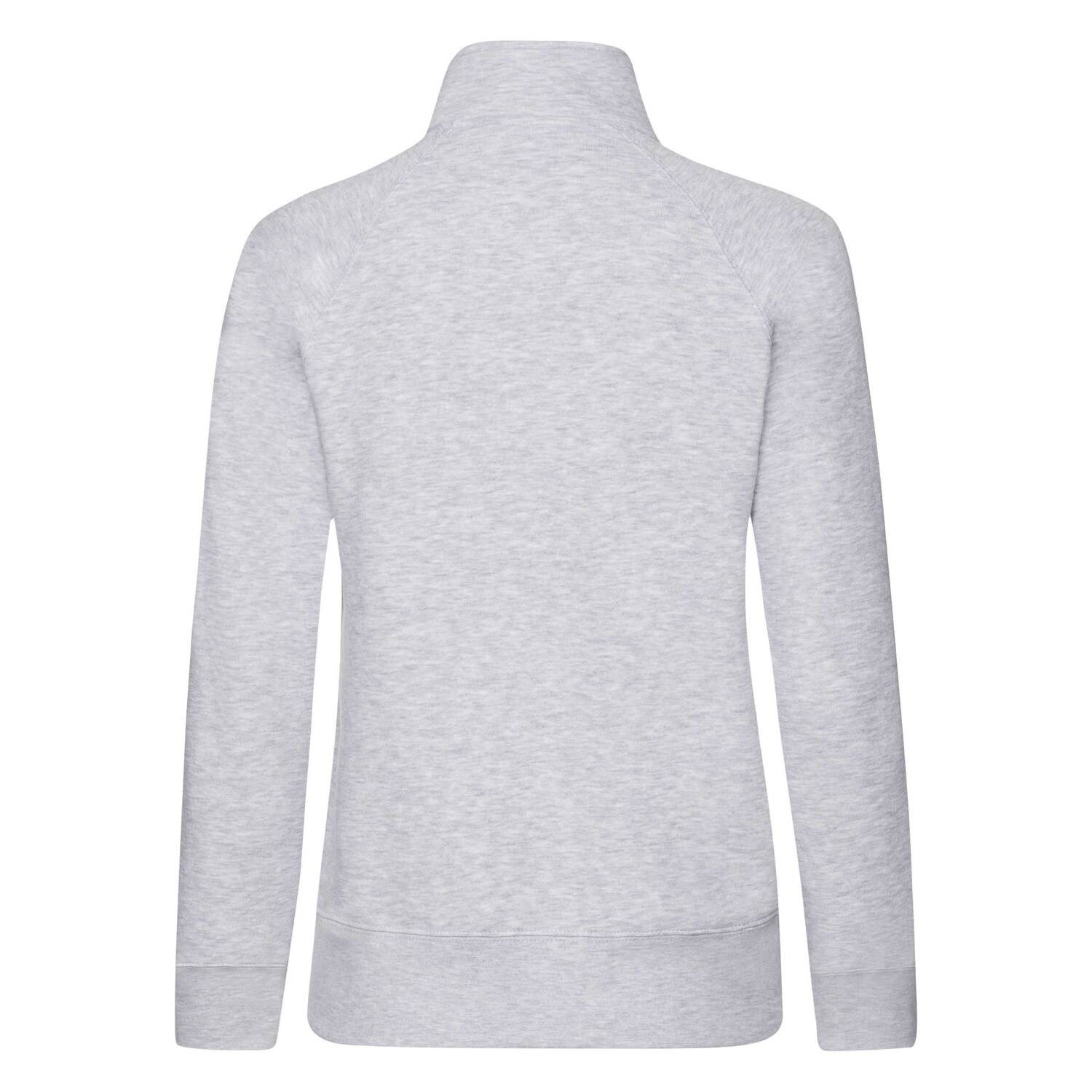 Grey women&#039;s sweatshirt with stand-up collar Fruit of the Loom