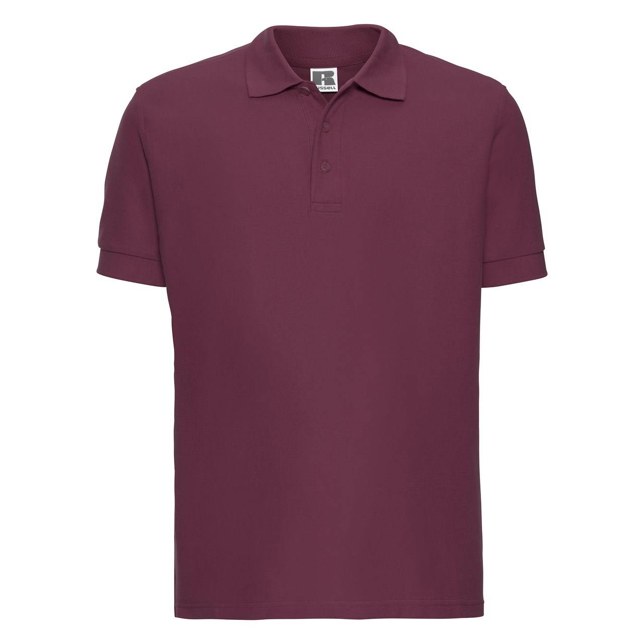 Levně Men's burgundy cotton polo shirt Ultimate Russell