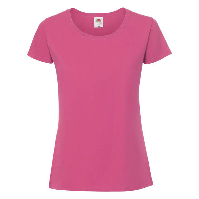Pink Iconic 195 Ringspun Premium Premium Fruit of the Loom