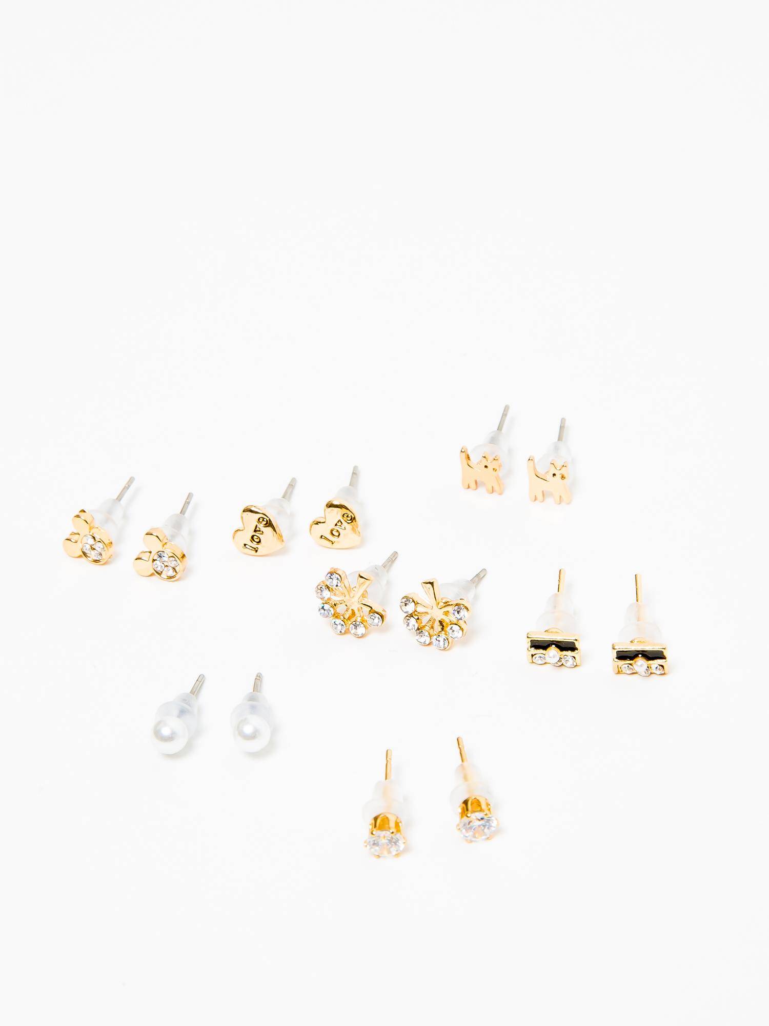 Gold earrings Yups dbi0440. R06