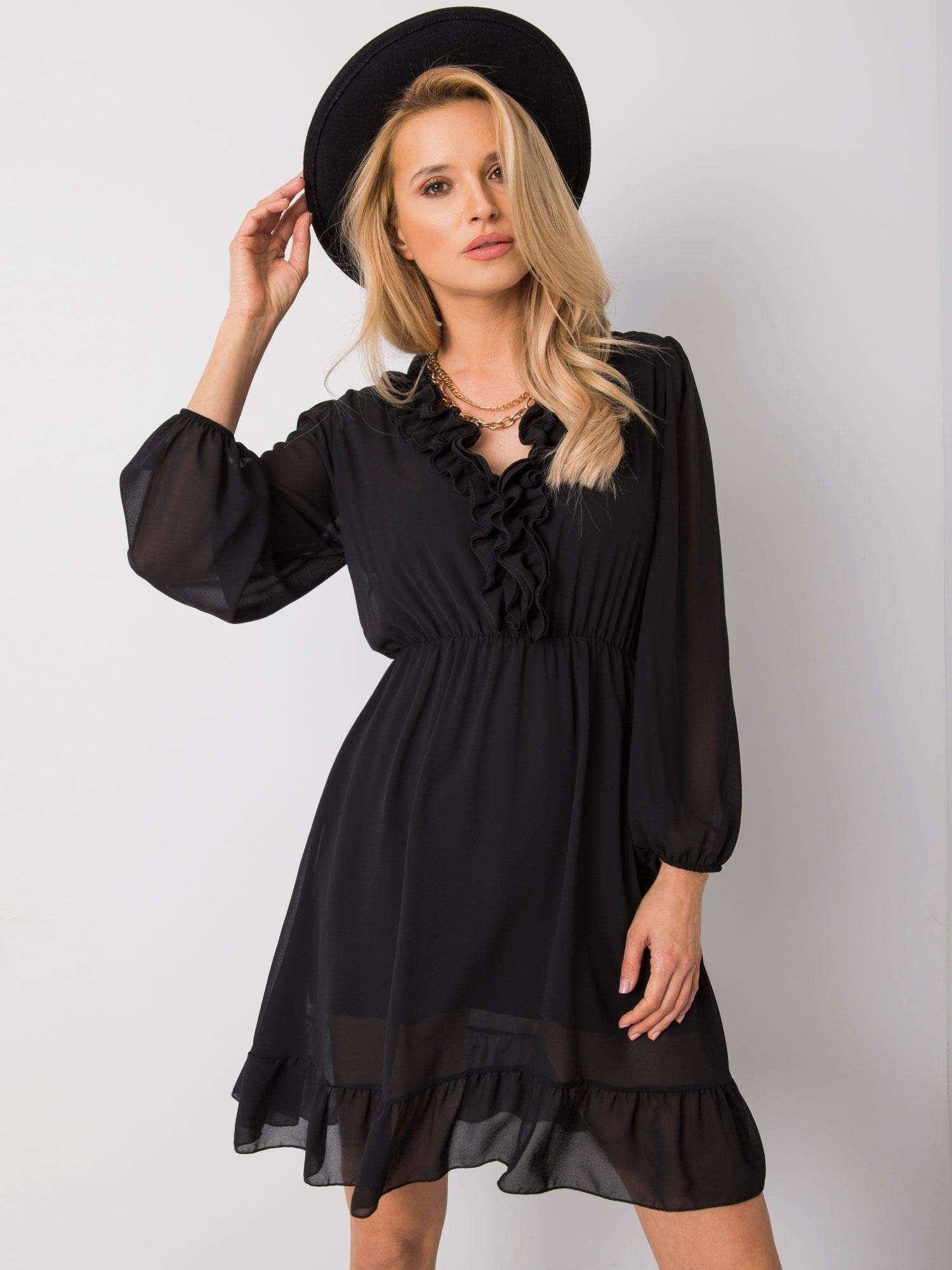 Dress black Och Bella BI-3078. R21