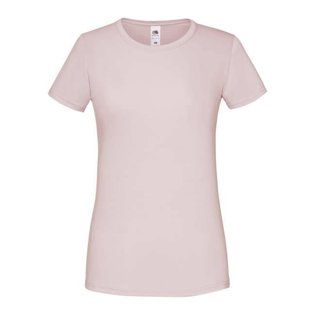 Icon Women's Powder T-shirt in combed cotton Fruit of the Loom