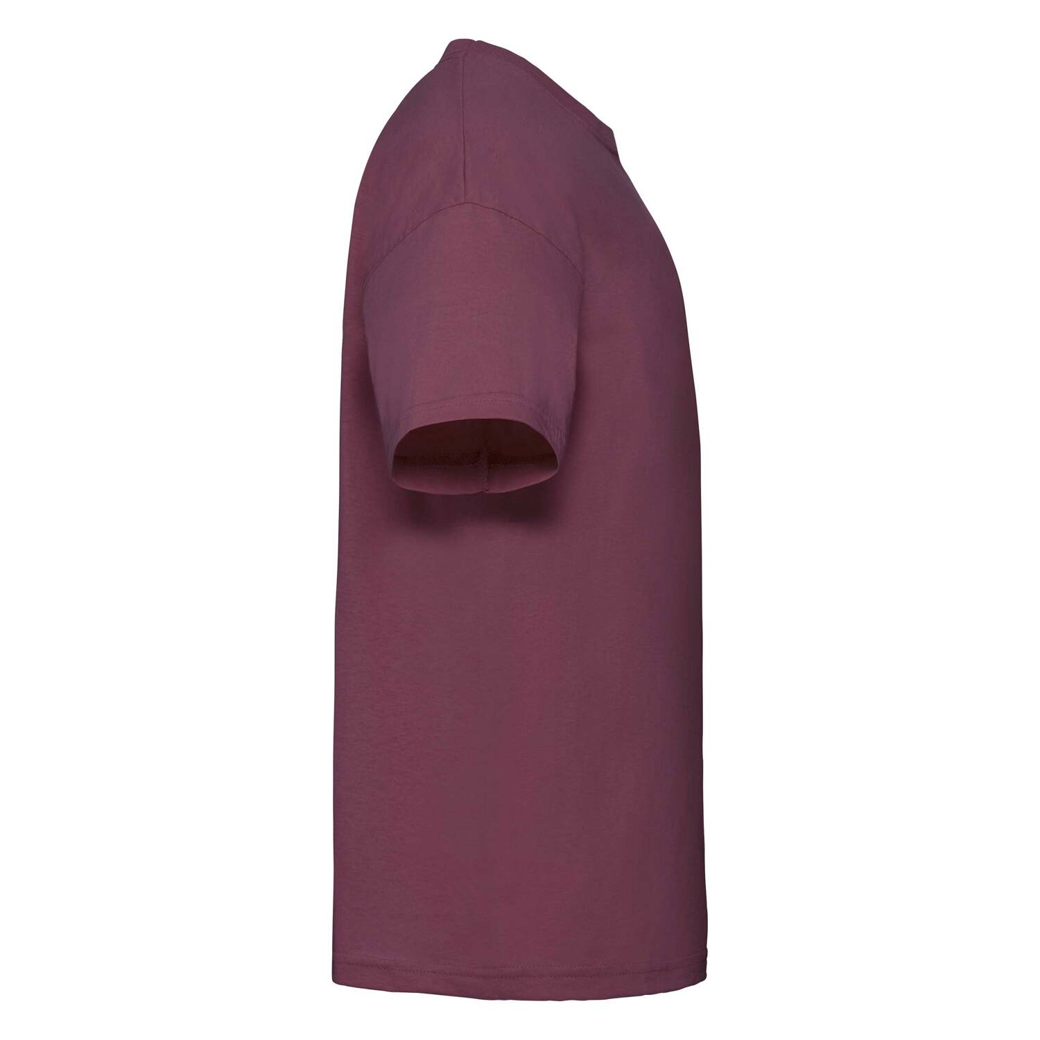 Burgundy Fruit of the Loom Cotton T-shirt