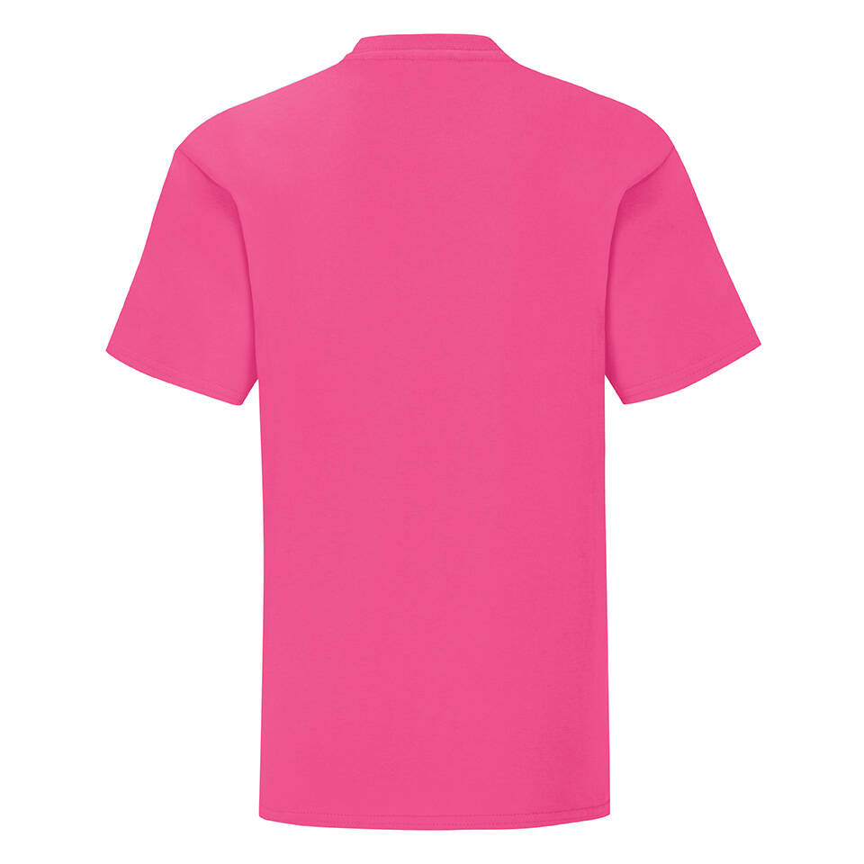 Pink children's t-shirt in combed cotton Fruit of the Loom