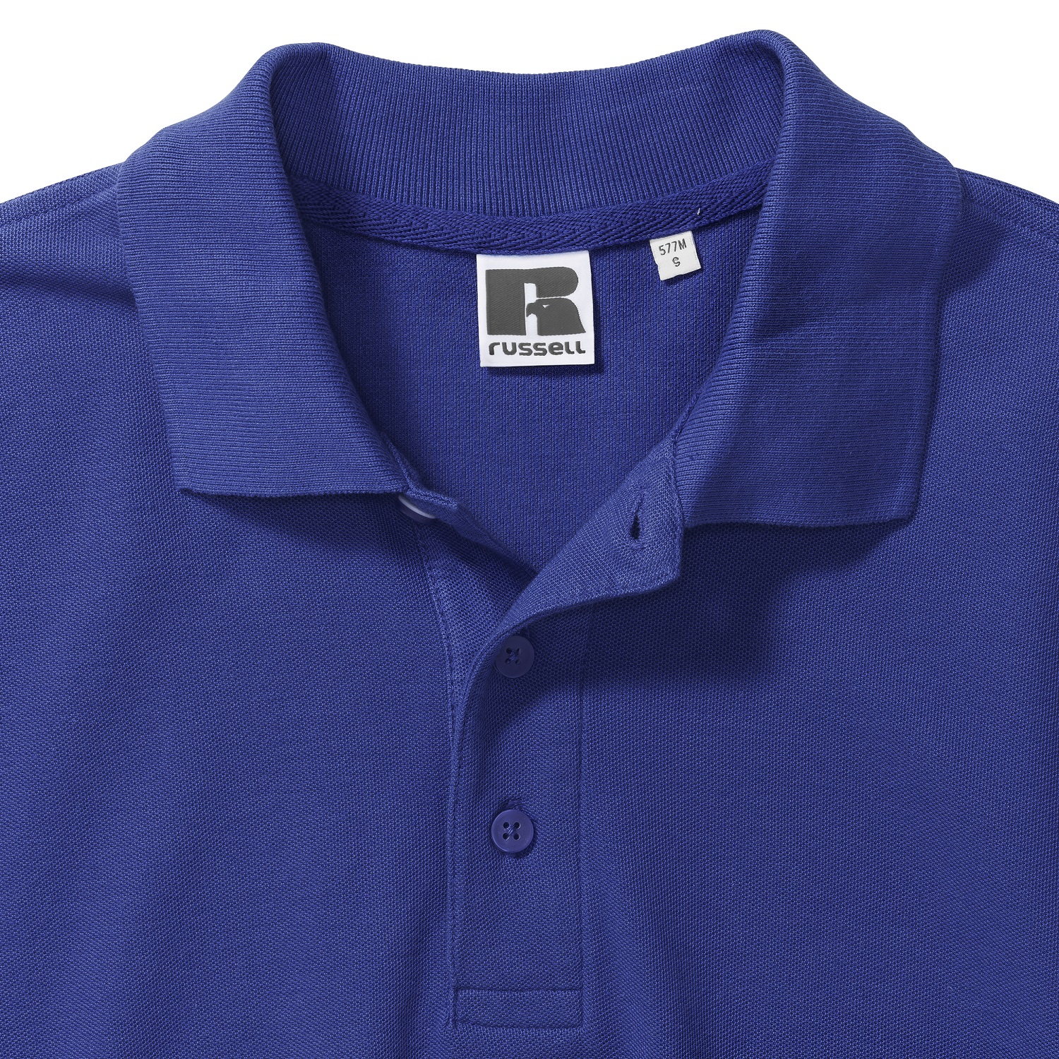 Men's Ultimate Russell Blue Cotton Polo Shirt