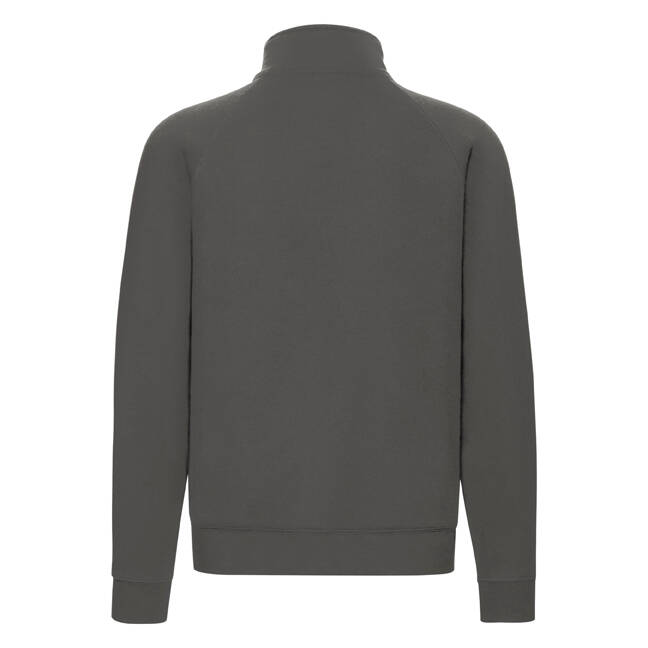 Grafitowa bluza męska rozpinana Sweat Jacket Fruit of the Loom