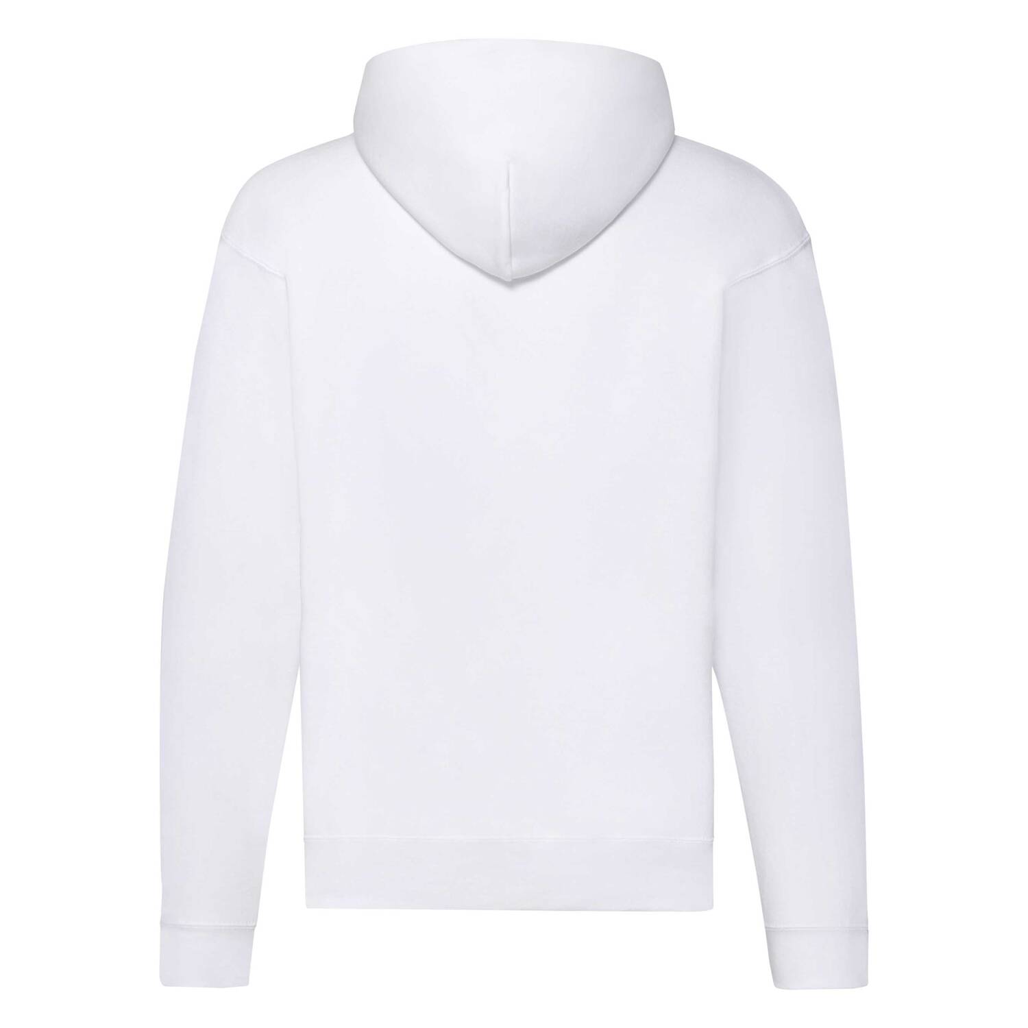 Grey Zippered Hoodie Classic Fruit of the Loom