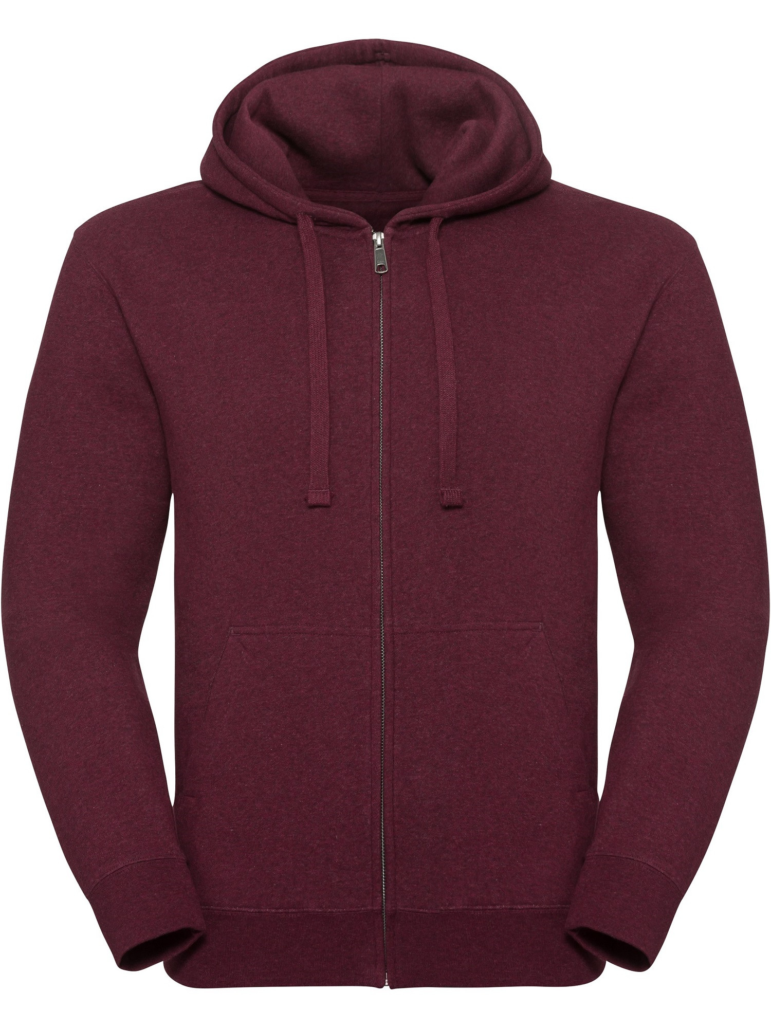 Men&#039;s Authentic Melange Zipped Hooded Sweat Russell