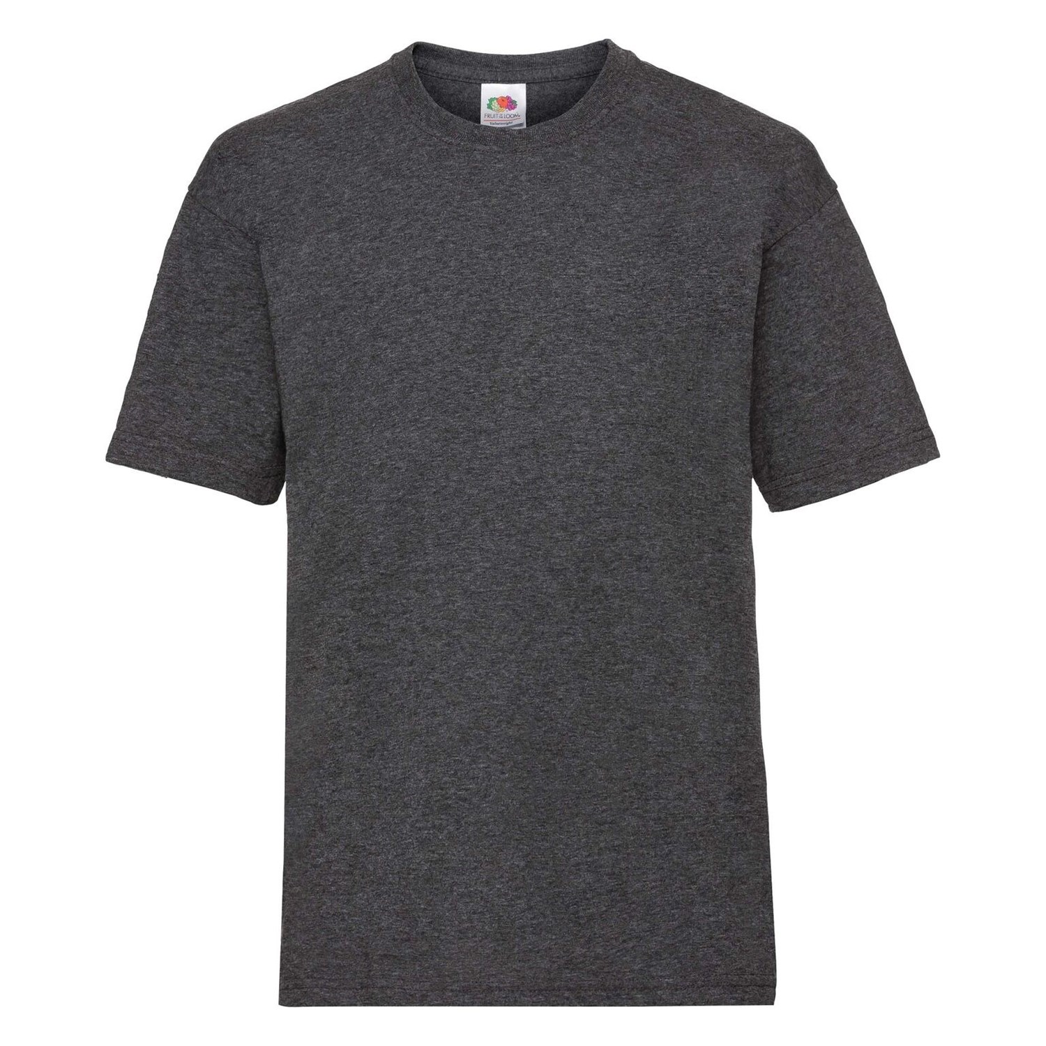 Fruit Of The Loom Grey Cotton T-shirt