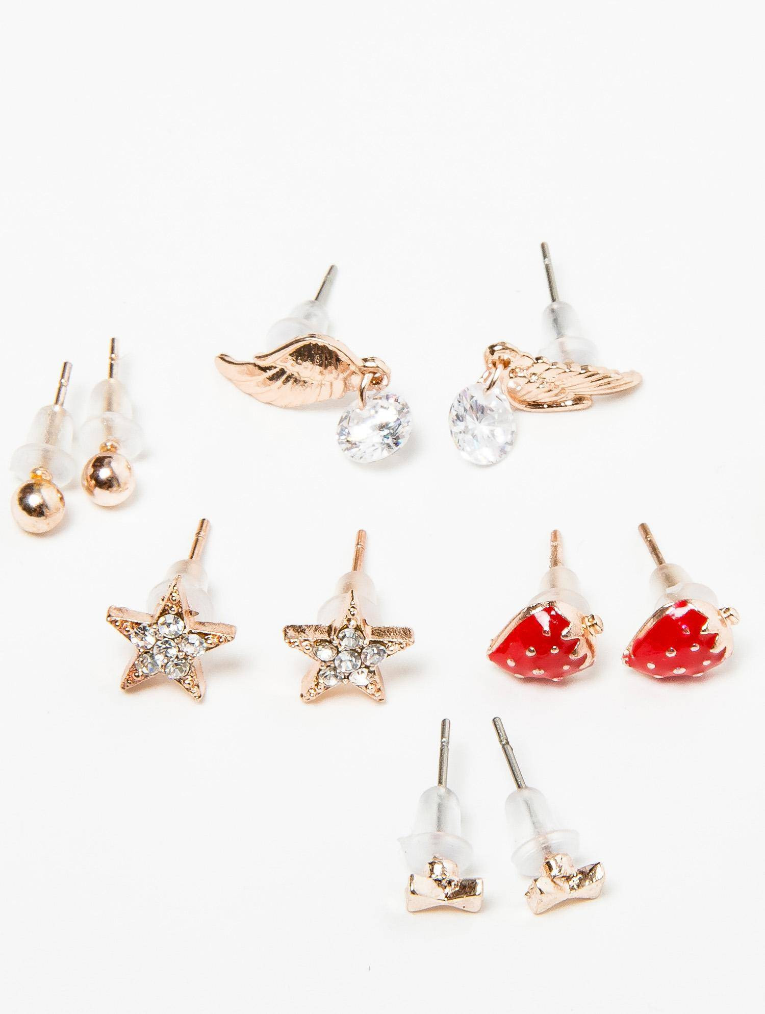 Gold earrings Yups dbi0447. R00