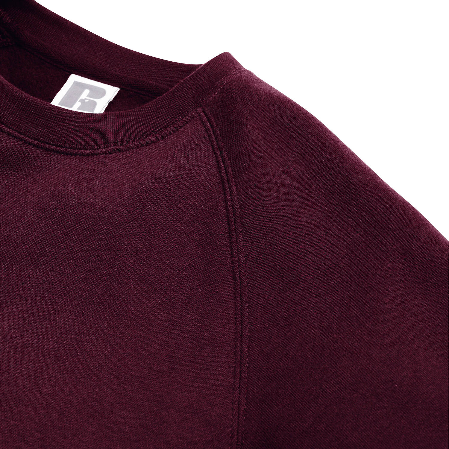 Burgundy sweatshirt Raglan - Authentic Russell