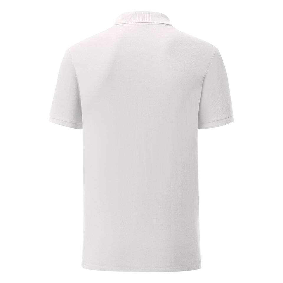 Biała koszulka męska polo Tailored Fit Friut of the Loom