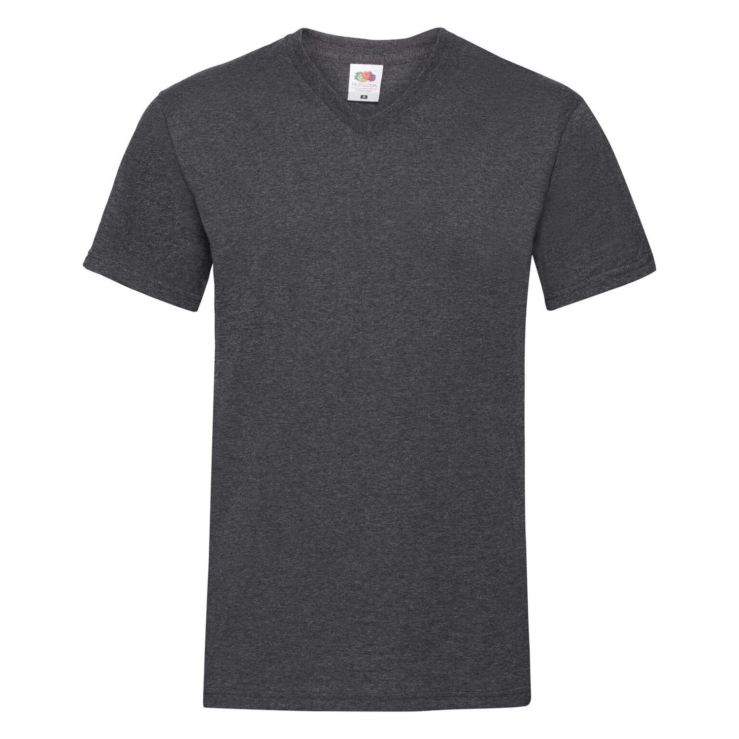 Szara koszulka męska Valueweight V-Neck Fruit of the Loom