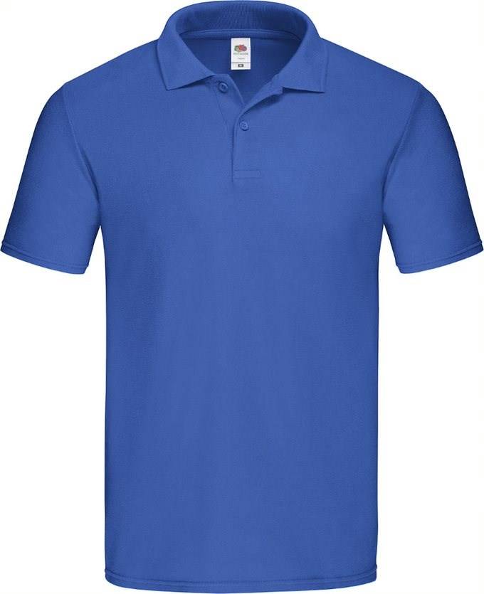 Niebieska koszulka męska polo Original Polo Friut of the Loom