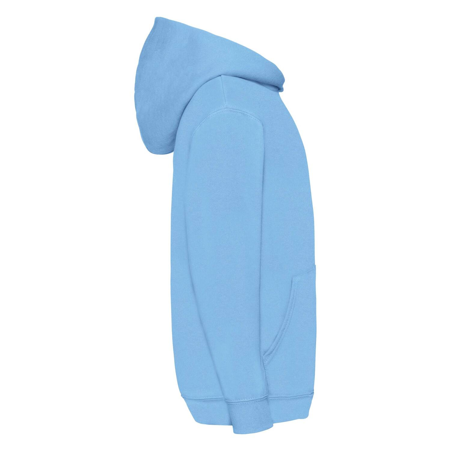 Blue children's sweatshirt Classic kangaroo Fruit of the Loom