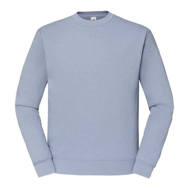 Men&#039;s Blue Sweatshirt Set-in Sweat Fruit of the Loom