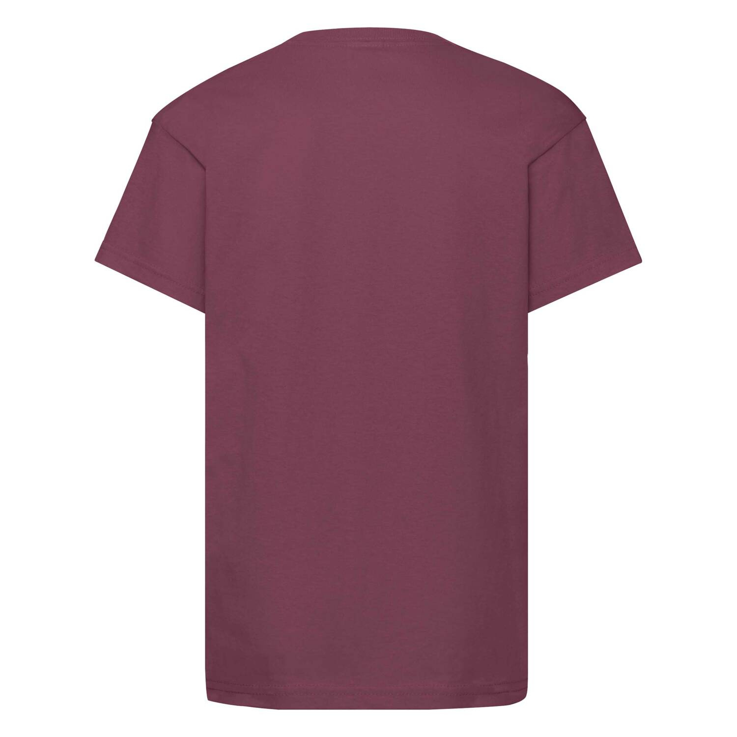 Burgundy Children's T-shirt Original Fruit of the Loom